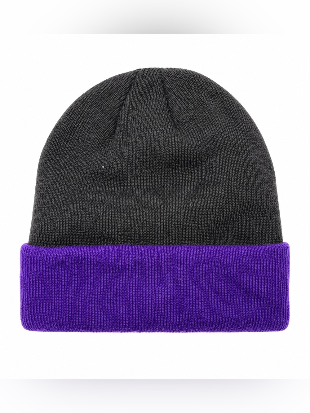 NFL Baltimore Ravens Black & Purple Cuffed Beanie - Picture 2 of 2